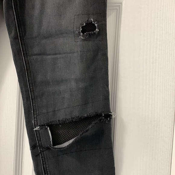 Free People jeans with fishnet inserts - Picture 9 of 9